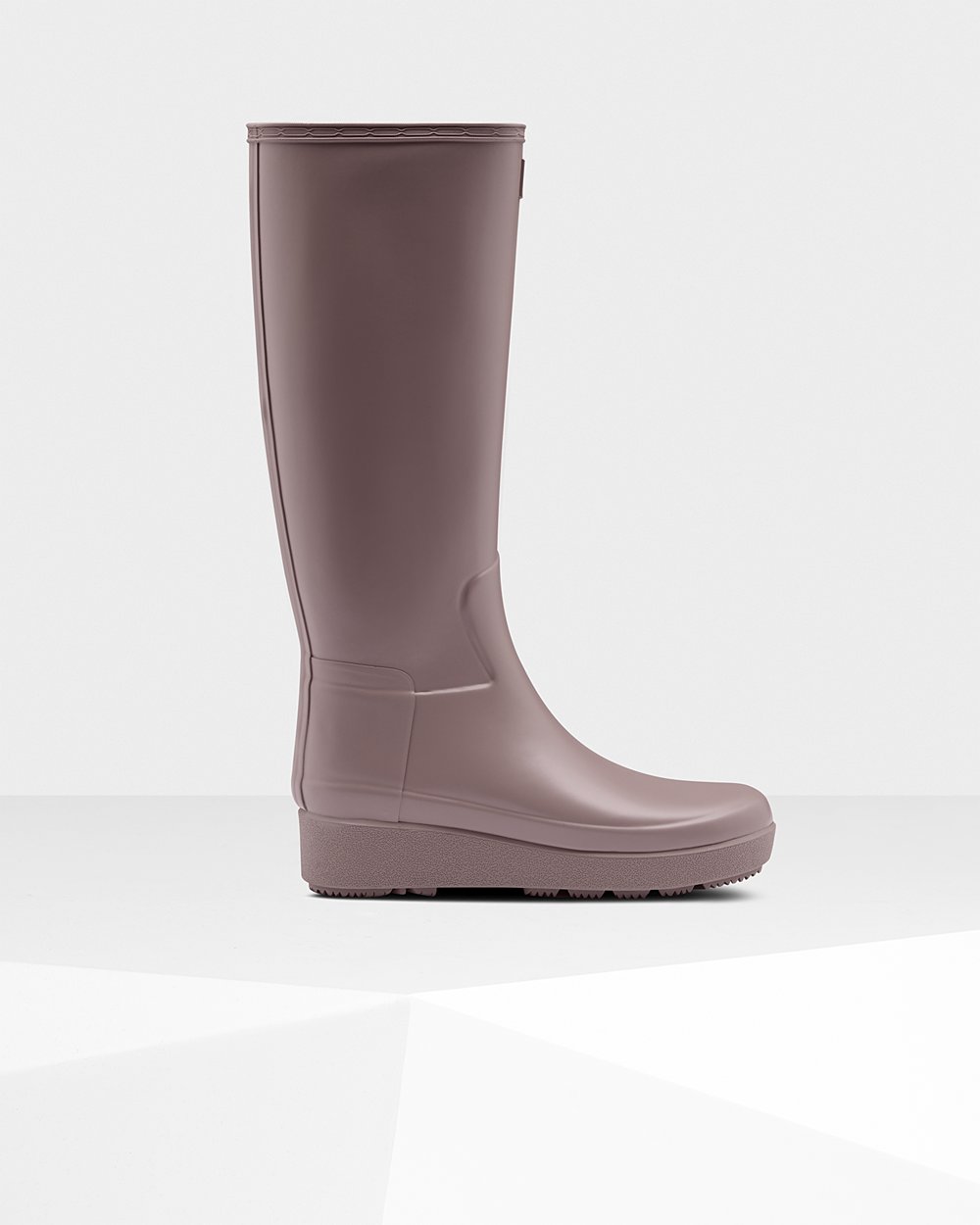 Botas Creeper Hunter Feminina Roxo - Refined Slim Fit Tall - 91DJBZUXH
